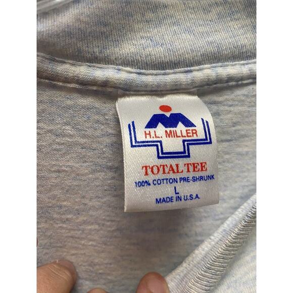 Vintage 1993 Maui Bay Hawaii Neon Print Single Stitch Unisex T-Shirt Size Large - Picture 4 of 5